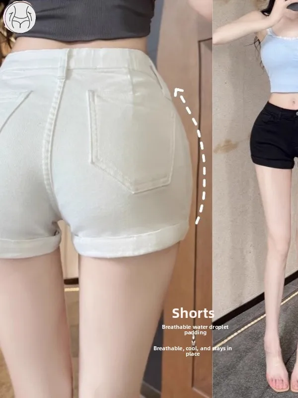 American Style Hot Girl Low Waist Hip Enhancing Denim Shorts Women Summer New Slimming Small Size Versatile Hot Pants