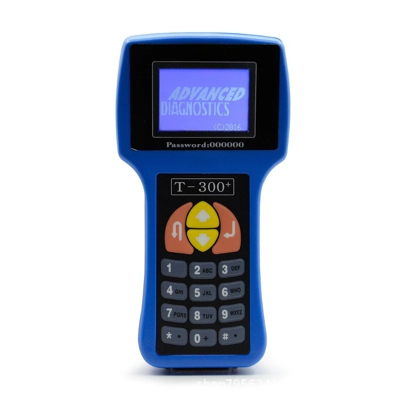 For Blue Black T300 V23.9 Key Programmer English Spanish Car Key Matcher