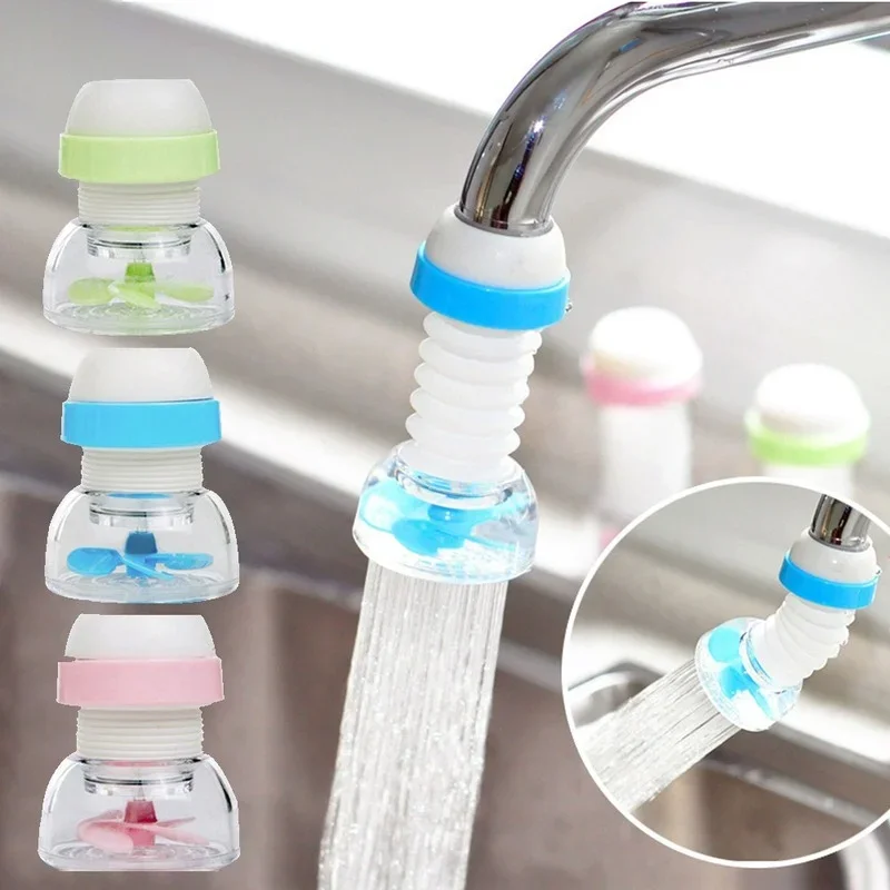 Filtro de boquilla ajustable de 360 grados, difusor de extensión para grifo de agua, accesorios para fregadero de baño, adaptador de cocina para el hogar, 1 Uds.
