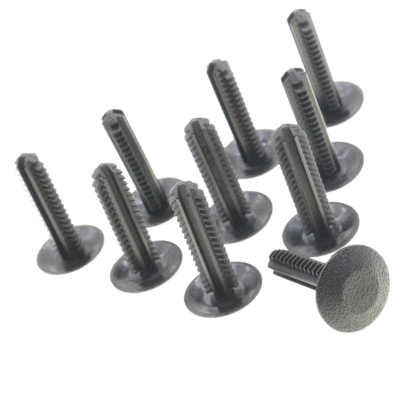 10 Pcs Pillar Cover Retainer Rivet Christmas Tree Clips For GM Truck 1985–On | 15588078 Black Nylon Fastener Direct Replacement