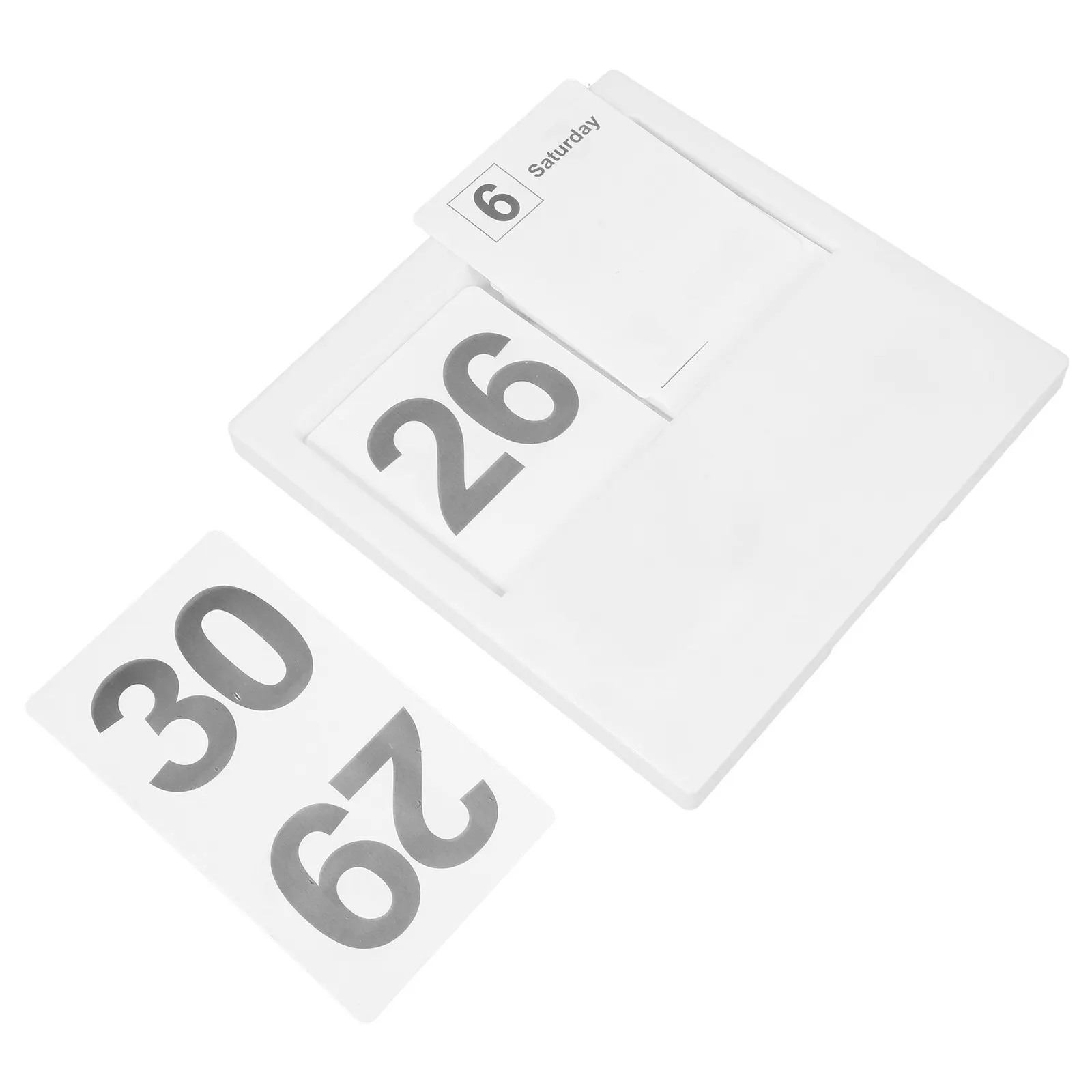 

Wooden Block Desk Calendar Stylish Perpetual Table Calendar Office Home Decorative Daily Use Household Office Supply