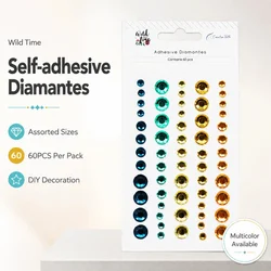 Creative Path Small Rhinestone Sticker Sheets Flat Back Scrapbooking Deco Crystal Stickers For Crafting Journaling Card Making