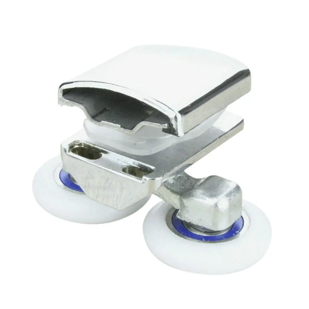 25Mm Twin Shower Door Rollers Set Bottom Roller and Wheel for 12-14Mm Glass Enclosures Steam Cabin Shower Door