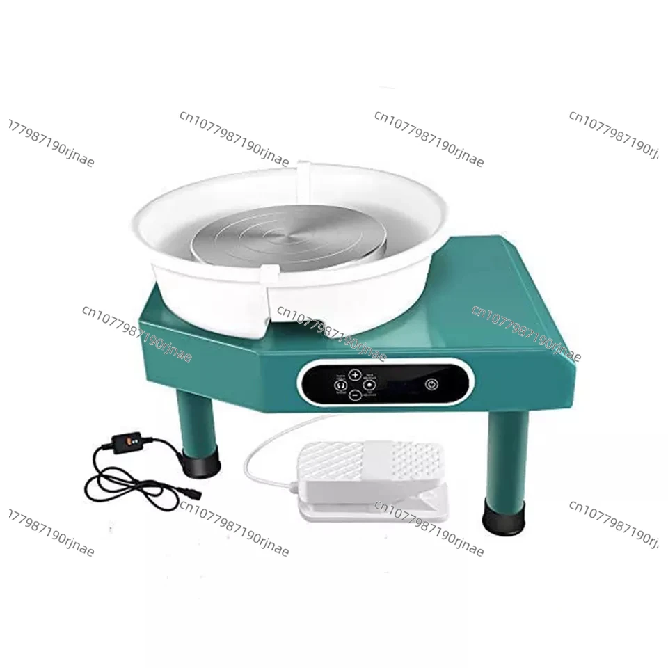 

Pottery Wheel Pottery Forming Machine 25CM 350W Electric clay pottery with Foot Pedal DIY Clay Tool Ceramic Machine Work Clay