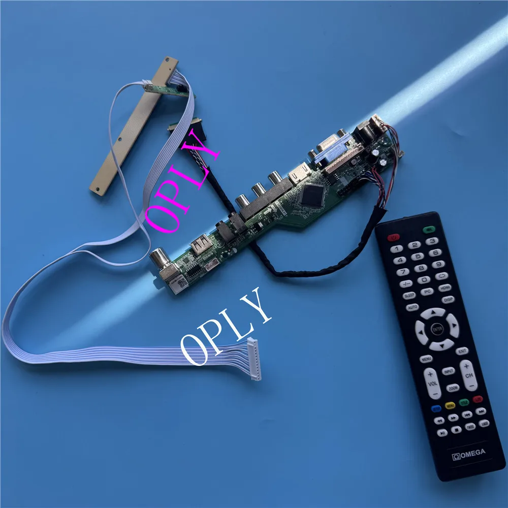 AV panel LVDS remote VGA LCD Kit for N156BGE-L11/L31/L21/L41/L51 N156BGE 1366X768 TV Audio LED HDMI USB Controller board Screen