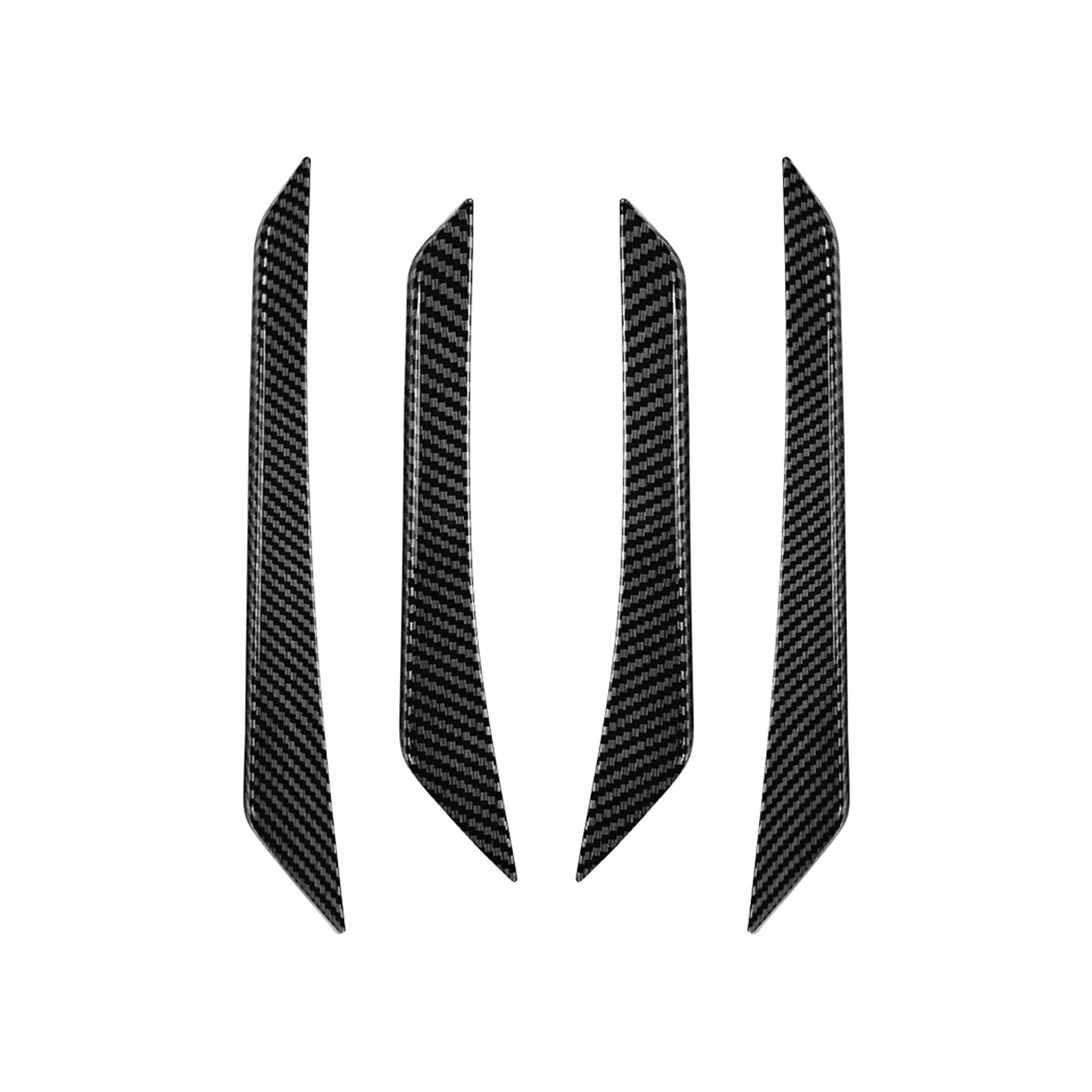 4PCS Car Front Bumper Lip Side Fin Splitter Body Kit Spoiler Canards Spoiler For Ford Fiesta MK8 ST Line 2017 2018 2019 2020 view 5