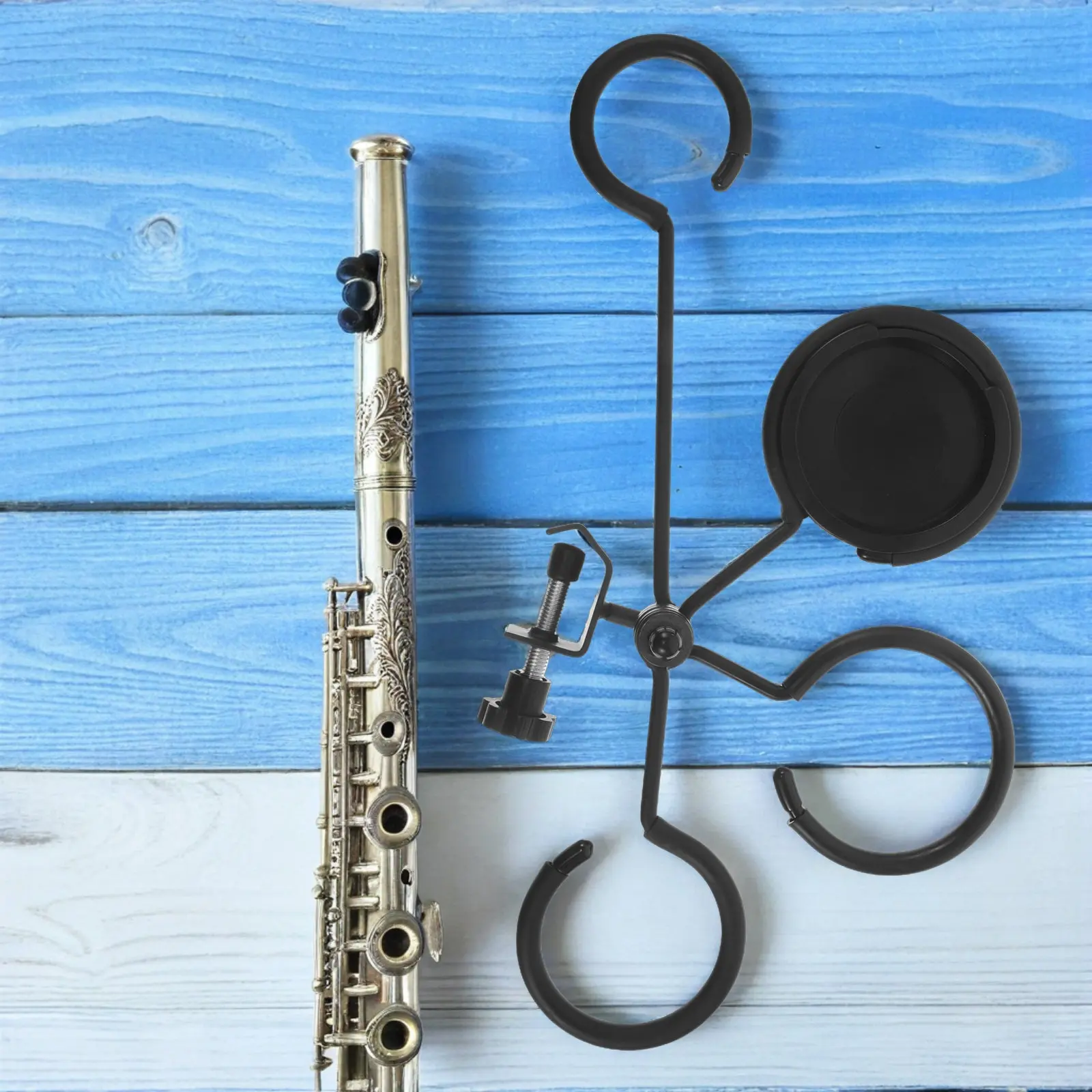 

Multi-Mute Holder for Trumpet Clamp Rotatable Non-Slip Tray Trumpet Trombone Cornet French Horn Mute Stand Wind Instrument