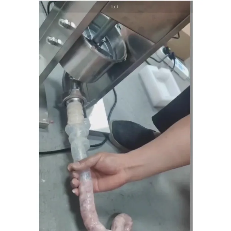 New Foot-operated Stainless Steel Commercial Enema Machine Electric Sausage Filling Machine Canteen Sausage Filling Machine