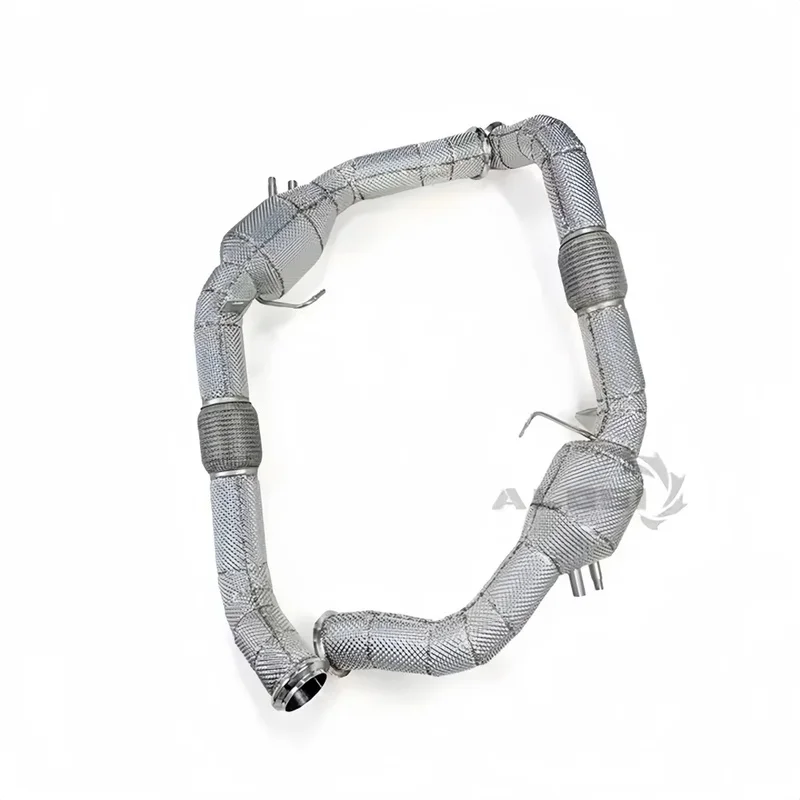 Stainless Steel Exhaust Front Pipe for Porsche Panamera 971 2.9T 2019+ Exhaust Pipe Retrofitted Acoustic No Engine Fault Light