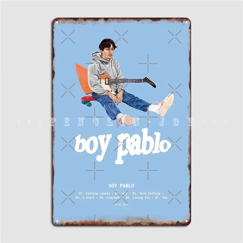 Boy Pablo Soy Pablo 2018 Music Album Cover Metal Sign Wall Cave Custom Wall Plaque Bar Cave Tin Sign Poster