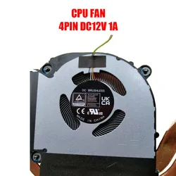 Laptop CPU GPU FAN For DFSCL12E16486S EP FQNW DFSCL12E06486S EP FQNX 4PIN DC12V 1A New DFSCL12E16486S-FQNW DFSCL12E06486S-FQNX