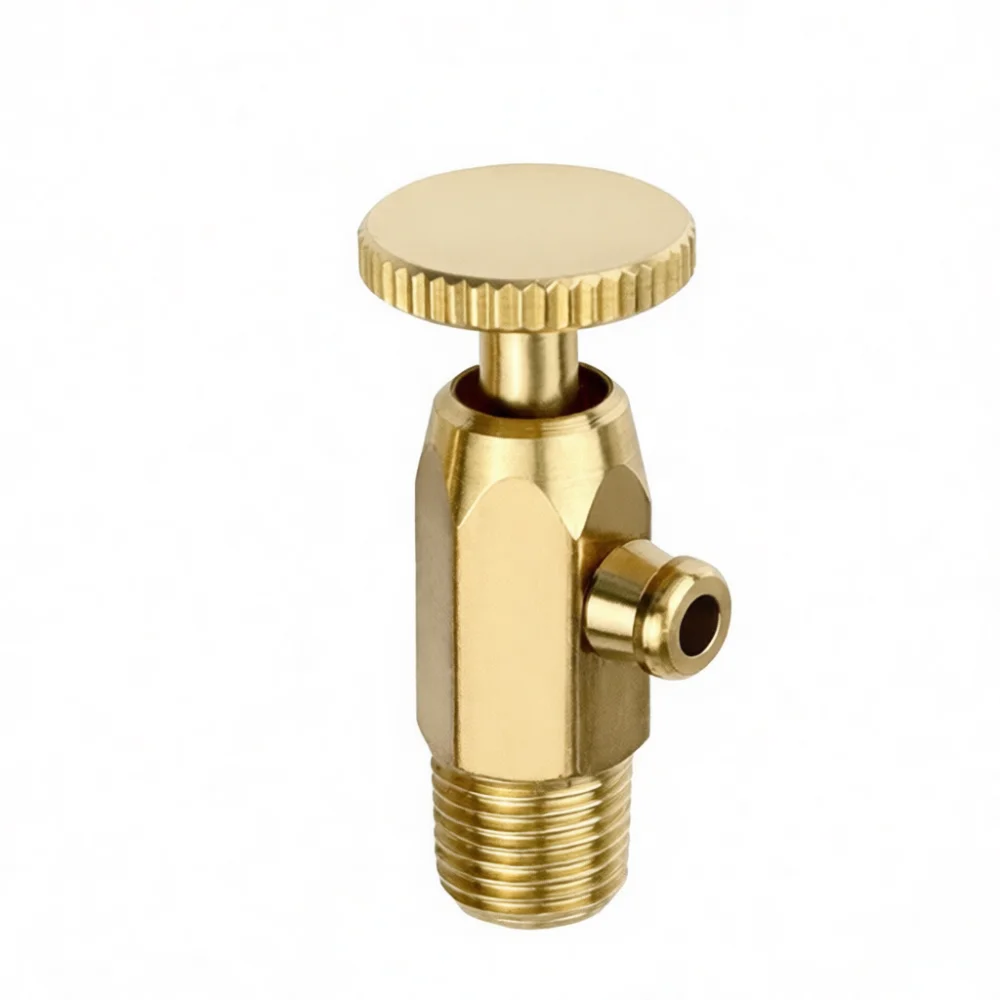 Manual Exhaust Air Vent Valve For Water Heating Pipe Brass Bleeder Relief Tap Radiator Maintenance Replacement Parts