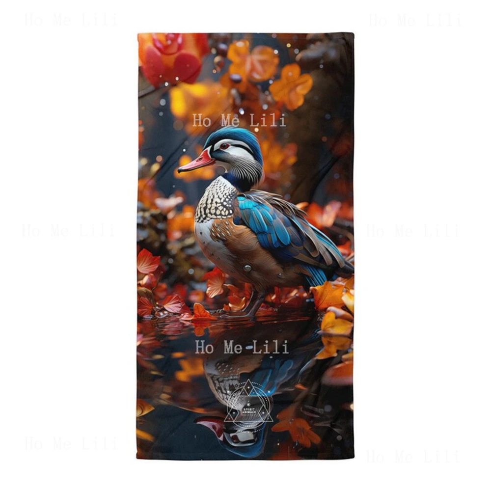 Mandarin Duck Spirit Animal Quick-Drying Towel Unique Gift For Him Or Her