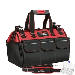 Professional Tool Bag 1680D Oxford Cloth Electrician Wrench Waterproof Working Multifunction Organizing Storage Tool Bag