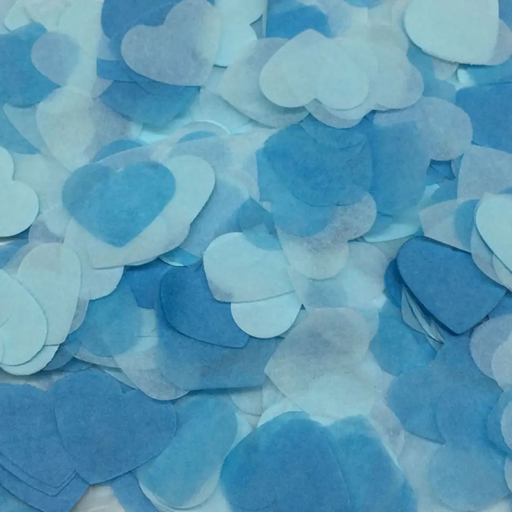 Multicolor 2.5cm Table Decoration For Wedding Party Heart Shape Home Decor Party Supplies Tissue Paper Confetti Balloon Filler