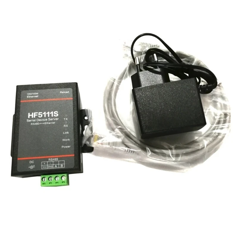 HF5111S RS485 to Ethernet Serial Server Modbus MQTT D2D Industrial Remote Data Converter