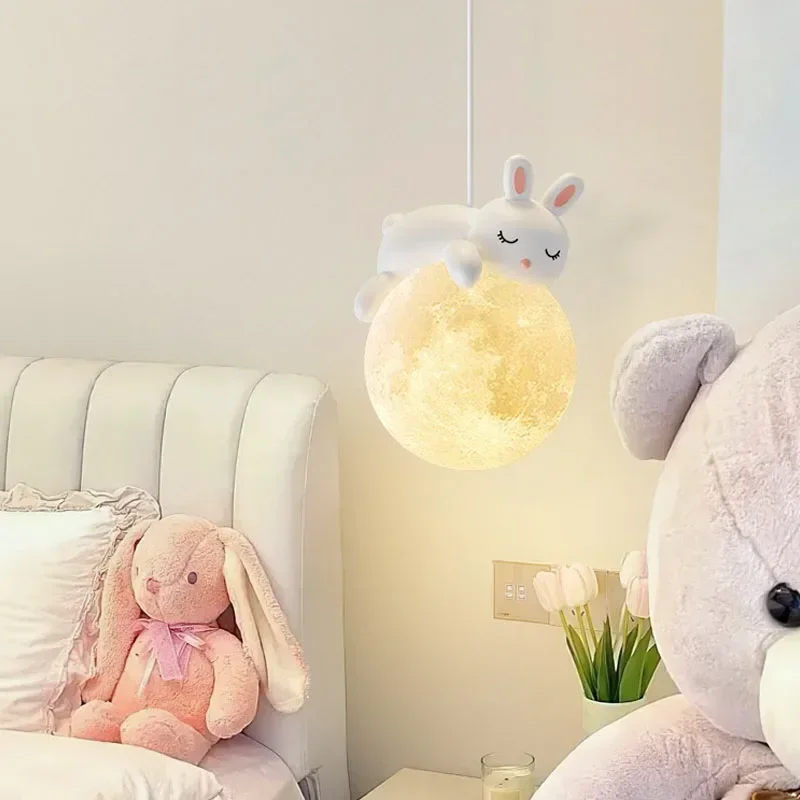 Lámpara de pared de oso pequeño G9, luz LED colgante para mesa de comedor, decoración de habitación de niños, lámparas de conejo, iluminación de sala de estar, nueva y moderna