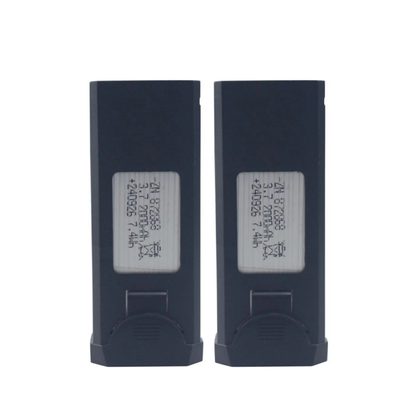 2PCS 3.7V 2000mAh 리포 배터리 S2S 브러시리스 장애물 회피 드론 접이식 쿼드콥터 배터리 액세서리