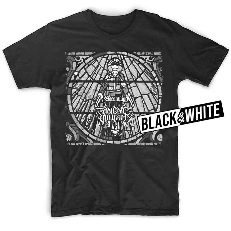 تي شيرت Abigail Williams In The Absence Of Light Album أسود وأبيض مقاسات S-5XL