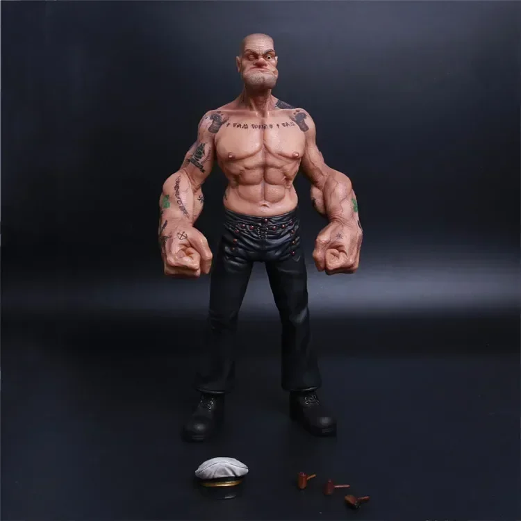 [Divertido] muy genial 30cm Popeye el marinero hombre figura de acción modelo de resina estatua juguete colección modelo niño adulto regalo
