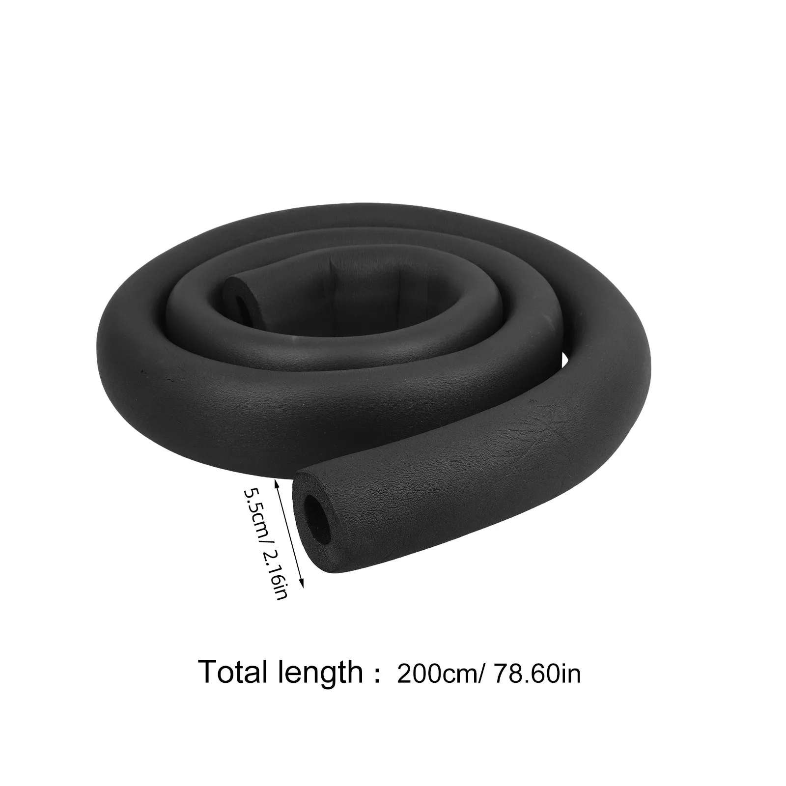 Tube de mousse d'isolation de tuyau d'eau, couvercle d'isolation thermique en caoutchouc et plastique, tuyau extérieur, manchon de Protection contre le gel