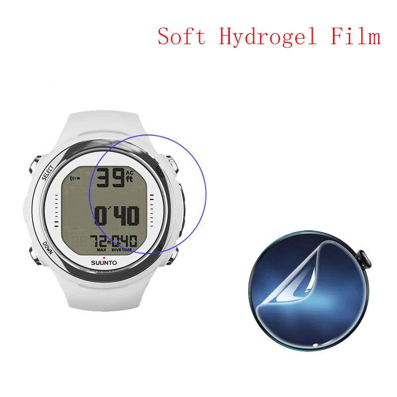 Soft Hydrogel Film Clear HD Transparent Protector Protective Guard Smart watch for SUUNTO D4I NOVO 10PCS