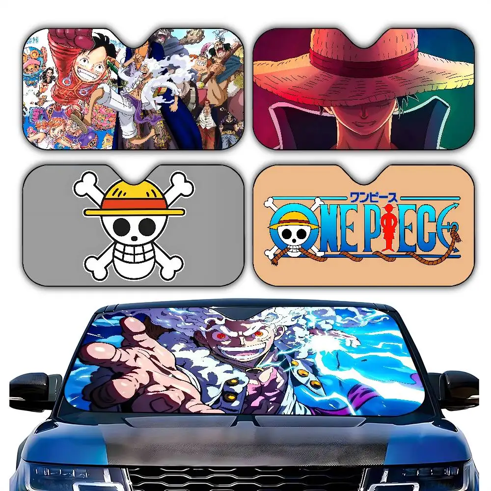 

Anime E-Ones P-Pieces Car SunShade Car Lightweight Windshield Universal Fit Folding Sun Shield Visor Covers