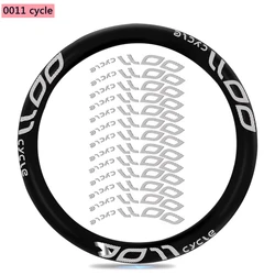 Two wheels decals for road bicycle 001 cycle carbon rim wheelset decorative stickers waterproof Accessories 50disc