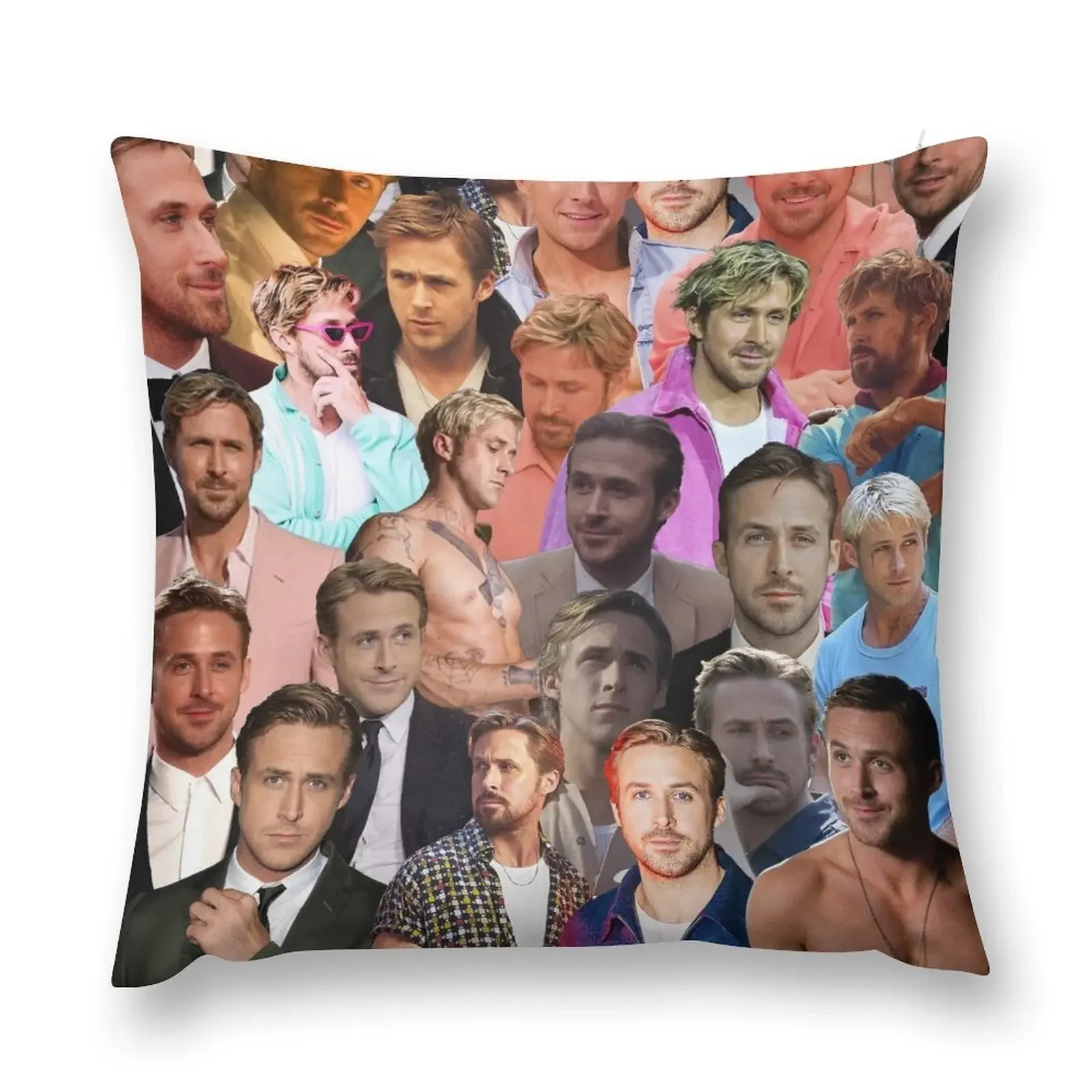 

Ryan Gosling Photo Collage Throw Pillow Pillowcases Pillow Cover Christmas Pillows Pillow Cases