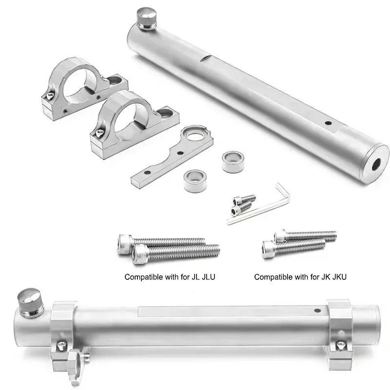 Flag Pole Holder Tailgate Hinge 2-in-1 Antenna Base Flagpole light Bracket For Jeep Wrangler JK JL 2007-2024 Multifunctional