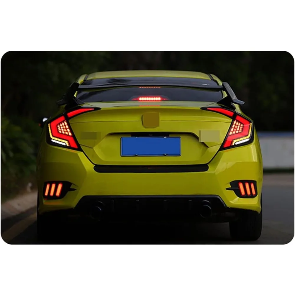 LED Tail Lights  Start Up Animation Rear Lamp Assembly (Not for hatchback & Coupe)