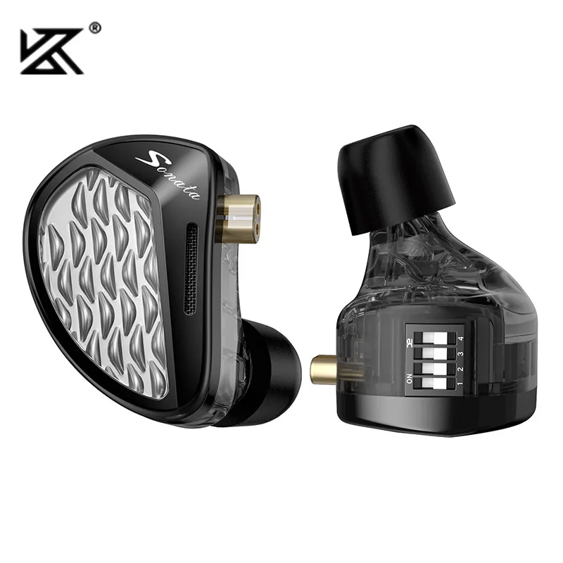 KZ Sonata 14BA Balanced Armature Drive in Ear Earphone Tuning Earbuds Hifi Monitoring Music Game Headphone 2PIN Cable