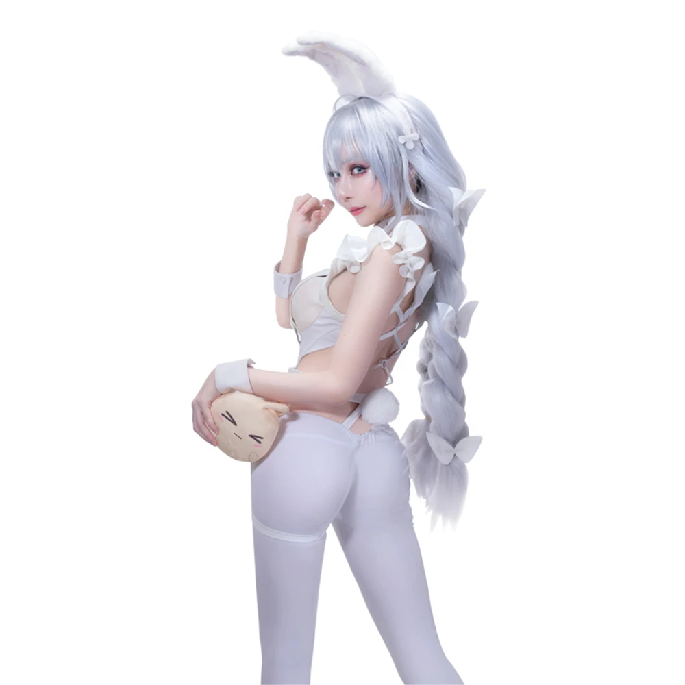 AGCOS Azur Lane MNF Le Malin Bunny Girl Cosplay Costume Woman Sexy Jumpsuits Cosplay