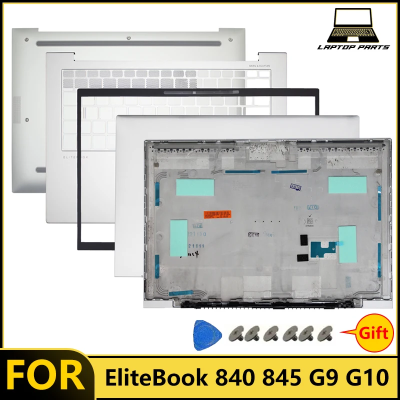 NEW For EliteBook 845 840 G9 G10 Black Laptop Parts: LCD Back Cover/Front Bezel/Palmrest/Bottom Case Replacement