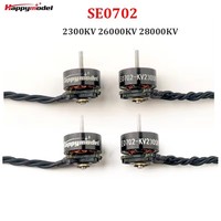 4PCS HappyModel SE0702 28000KV 26000KV 2300KV 1S Brushless Motor for RC FPV Freestyle 65mm 75mm Tinywhoop Drones Mobula6 ELRS