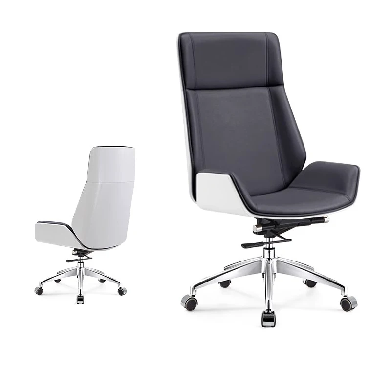 Modern Computer Desks Ergonomic Chair Swivel Luxury Leather Nordic Study Chair Bar Stools Relax Bureau Meuble Office Furniture