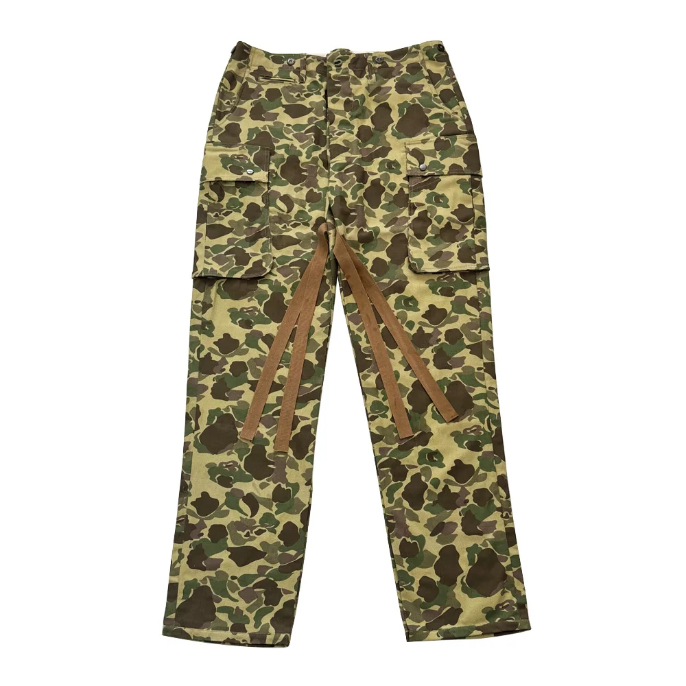

US M42 Pants WW2 Soldier Tactical Casual Sport Pants Camouflage Wide Leg Camo M42 Pants