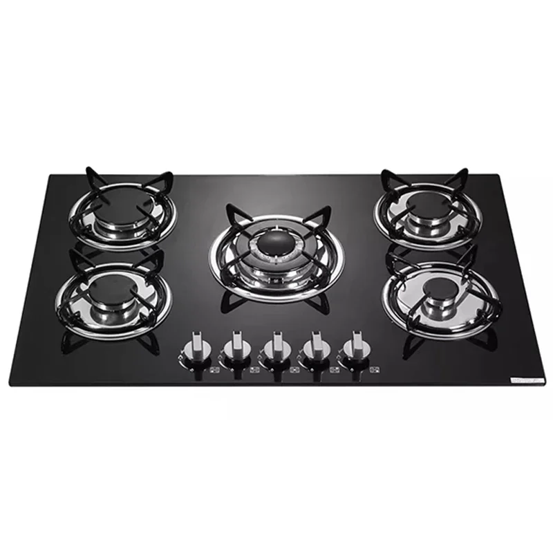 Gas Stove Gas Hob Stovetop Tempered Glass Cooktop Plug-in type/Battery type，5 Burners gas stovetop 30 inch