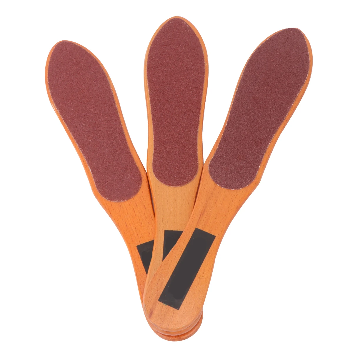 

3Pcs Wooden Pedicure Tool Double-Sided Foot File Callus Remover Comfortable Grip Foot Care Brush Pedicure Tool
