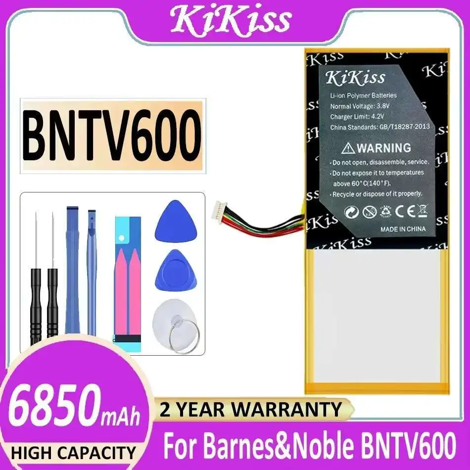 

Tablet Battery 6850mAh For Barnes & Noble BNTV600 Nook HD+ Plus HD+9 Ovation AVPB00 AVPB002-A110-01 GB-S02-308594-0100