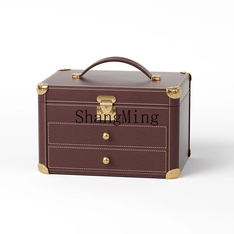 

DSA Large Capacity Storage Box Leather Decorating Watch Collection Box Household Jewelry Jewelry Display