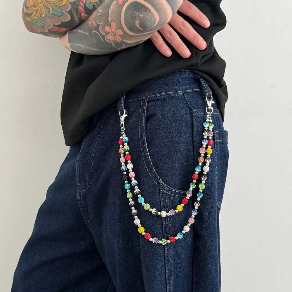 Kit Chaînes De Sac à Perles + Porte-clés Cerise – 3 Extensions + 1 Porte-clés – Accessoire Décoration Sac, Veste, Jeans – Pour Personnalisation