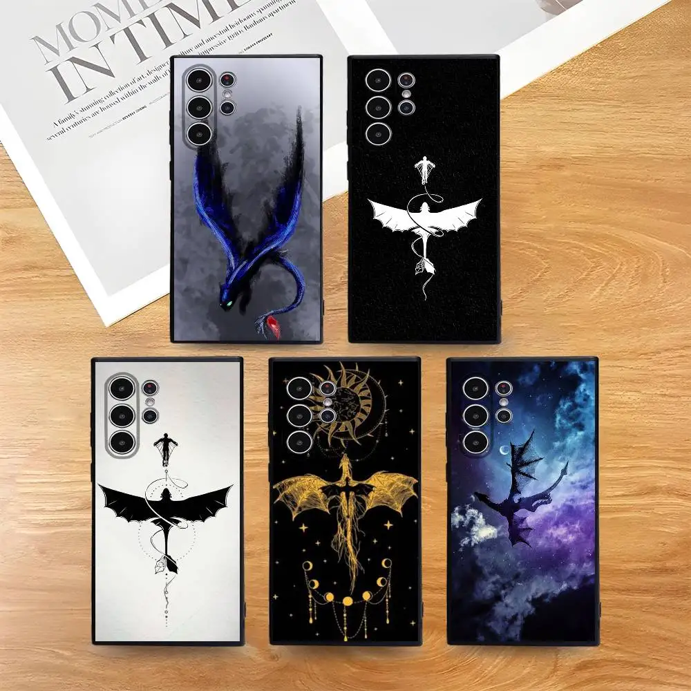 

F-Fourth Wing Phone Case Skin-Friendly Soft TPU Case Compatible With Samsung S21/S22/S23/S24/S25 FE/Plus/Ultra