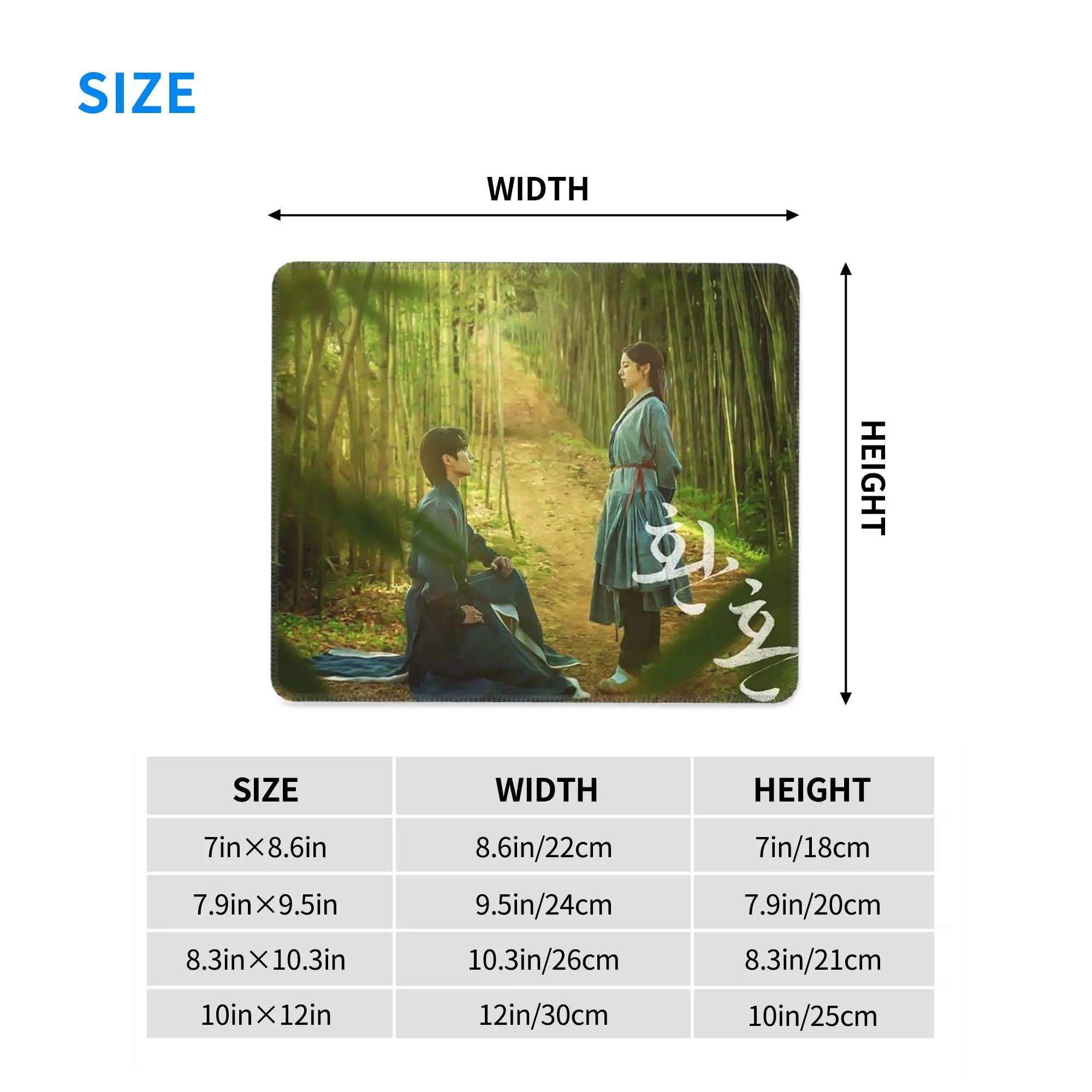 Kdrama Alchemy of Souls Light and Shadow Mouse Pad Computer Keyboard Mouse Mat PC Laptop Desk Mat Office Accessories Table Mats