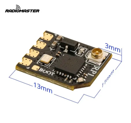 NEW RADIOMASTER RC RP1/RP2/RP3 ExpressLRS 2.4ghz Nano Receiver 250mw ISM 2.4ghz T Antenna Model Aircraft Transmitte Accessories