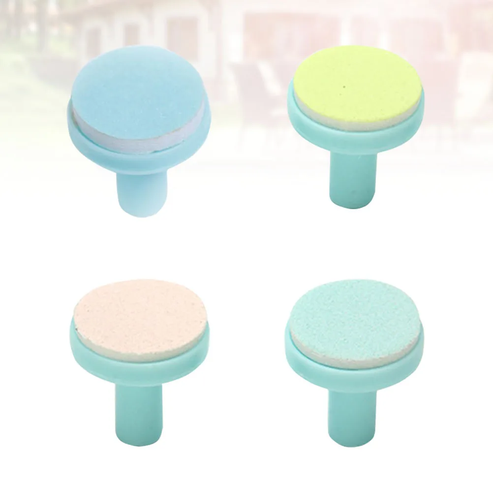 

4pcs Trimmer Replacement Grinding Heads 4 Types Filing Discs For Electric Nail File Care Safety Design Nail Clipper