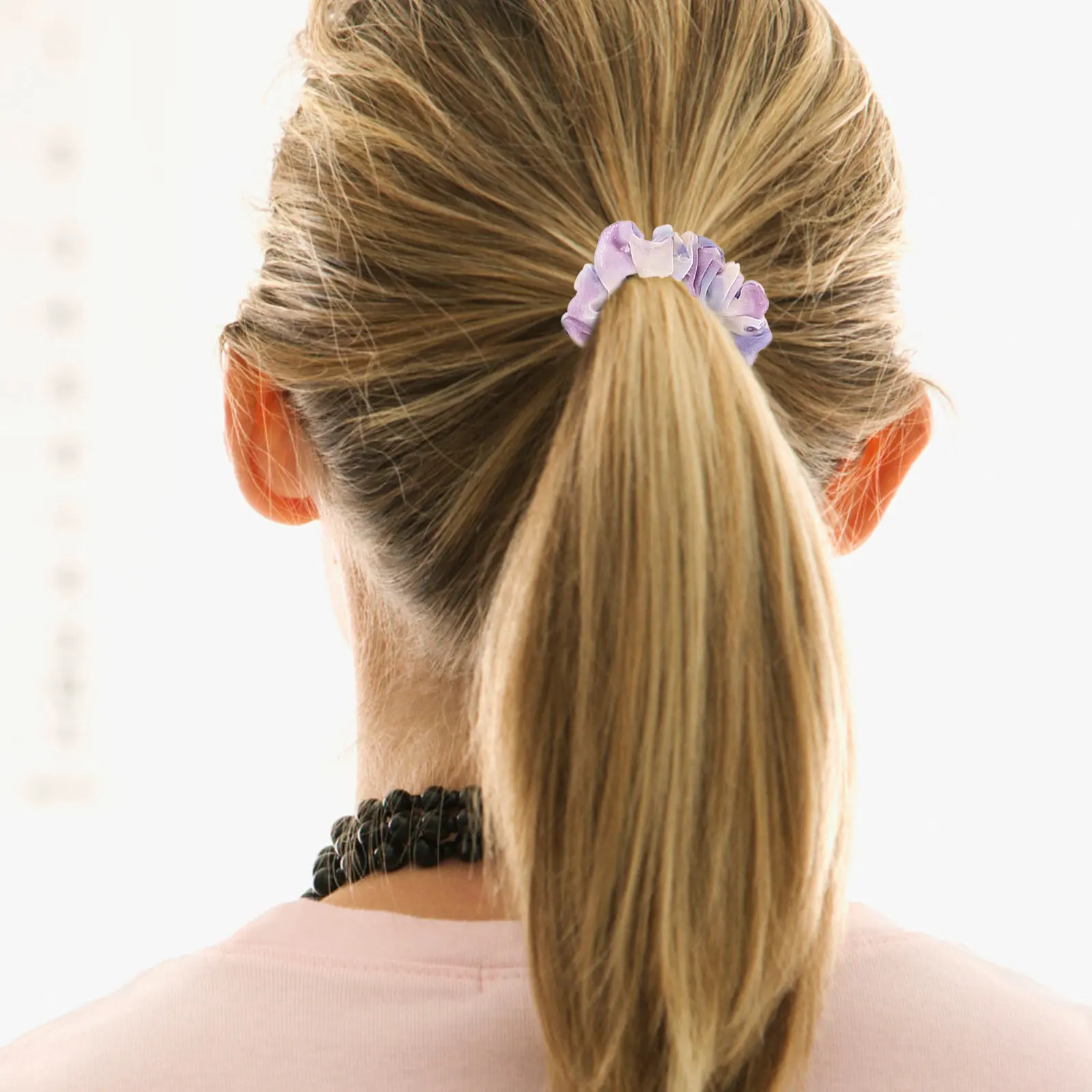12Pcs Delicate Floral Scrunchies Soft Elastic Hair Bands for Women and Chic Hair Ties Perfect for Wedding Birthday Photo