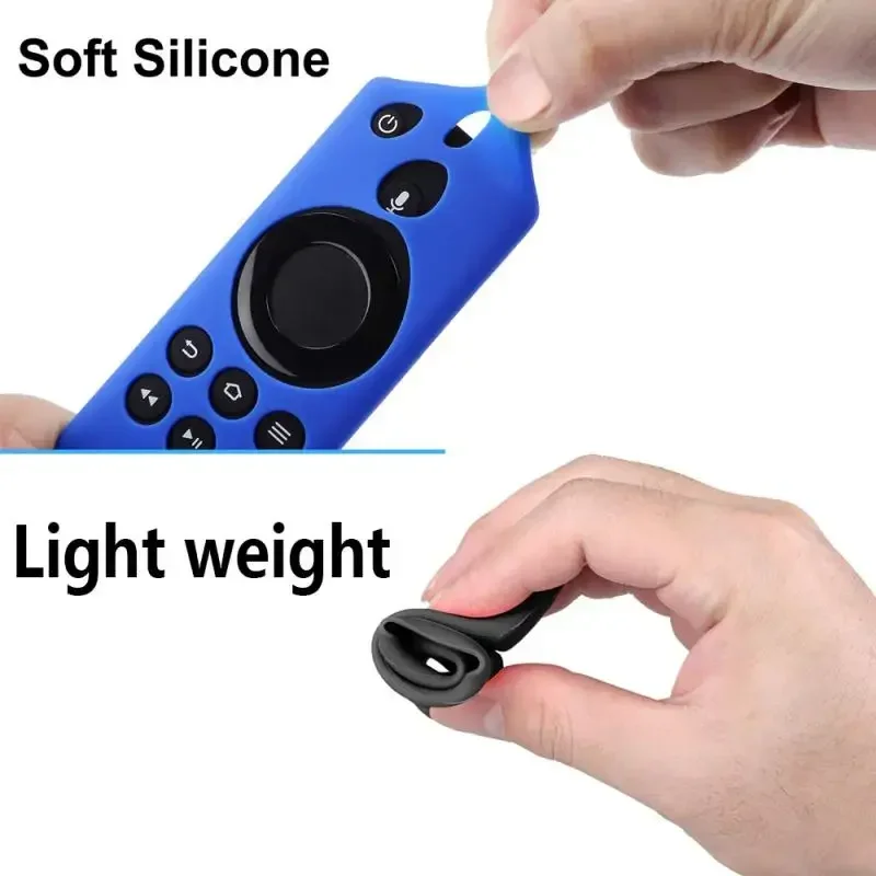 Silicone Protective Cover for Fire TV Stick 4K/2nd Gen Remote, Glow-in-the-Dark Anti-Drop Skin Sleeve view 5