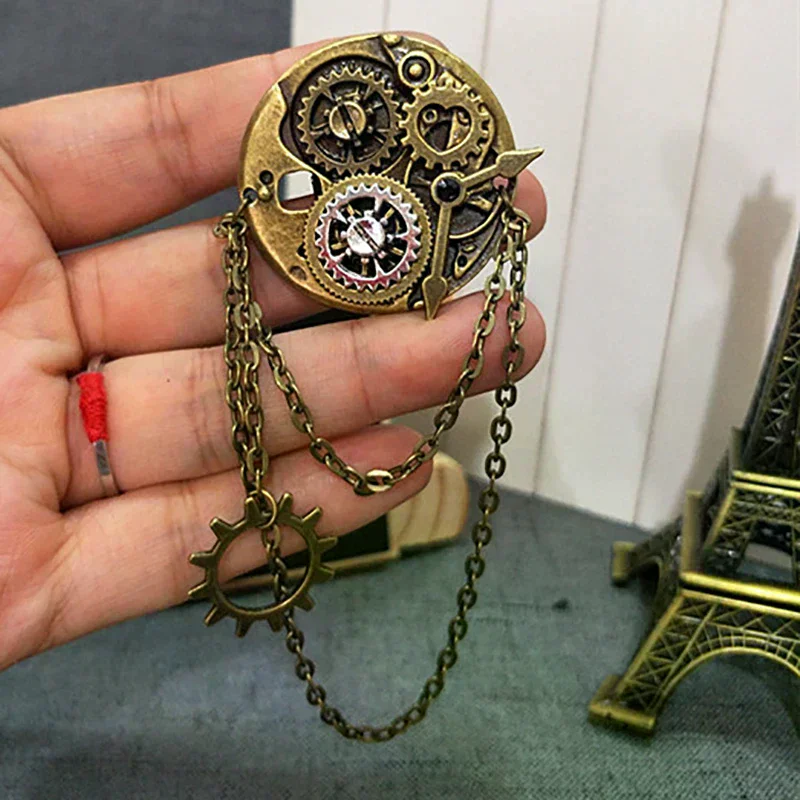 Accessories Retro Gear Steampunk Brooches Jewelry High Quality Durable Material Easy To Install Ideal Gift Choice