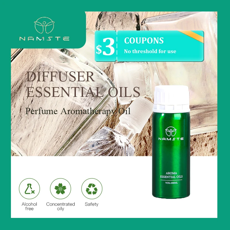 NAMSTE-difusor de Perfume de aire serie de aceites esenciales, máquina de aromaterapia, uso de aire fresco, materia prima Natural, Hotel, 100ML